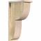 Ekena Millwork Crestline Rough Sawn Corbel w/Backplate, Douglas Fir, 8"W x 14"D x 26"H COR08X14X26CRE01RDF - alternate 1
